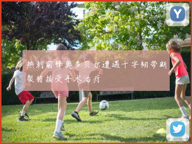 热刺前锋奥多贝尔遭遇十字韧带断裂将接受手术治疗